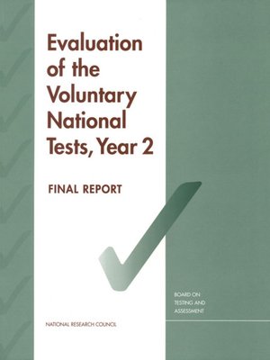 cover image of Evaluation of the Voluntary National Tests, Year 2